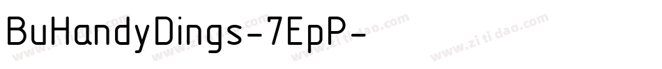 BuHandyDings-7EpP字体转换