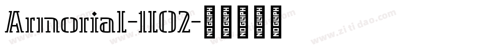 Armorial-1lO2字体转换