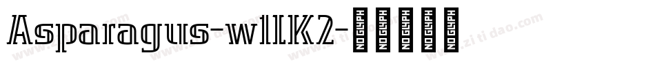 Asparagus-w1lK2字体转换