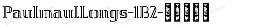 PaulmaulLongs-1B2字体转换