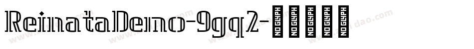 ReinataDemo-9gq2字体转换