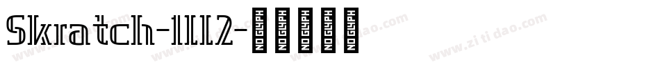 Skratch-1ll2字体转换