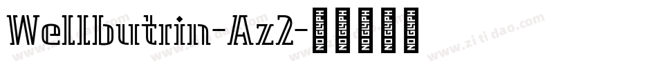Wellbutrin-Az2字体转换