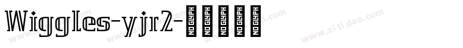 Wiggles-yjr2字体转换