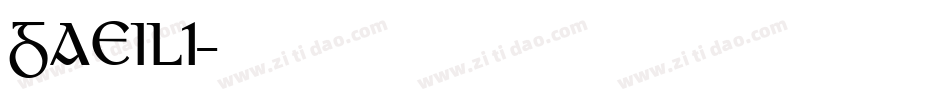GAEIL1字体转换