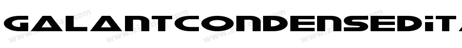 GalantCondensedItalic-l1RV字体转换