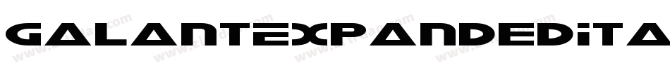 GalantExpandedItalic-1g5Z字体转换