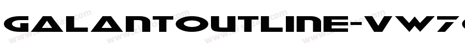 GalantOutline-vw7O字体转换