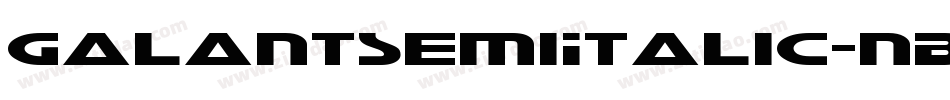 GalantSemiItalic-nB9J字体转换
