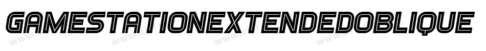 GamestationExtendedoblique-lepe字体转换