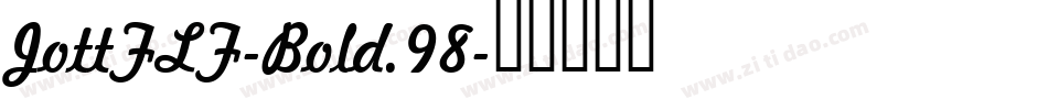 JottFLF-Bold.98字体转换