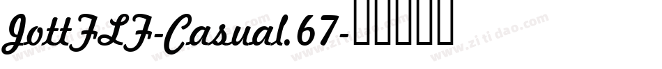 JottFLF-Casual.67字体转换