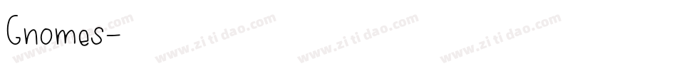 Gnomes字体转换