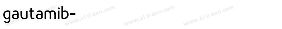 gautamib字体转换