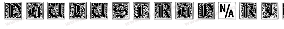 PaulusFranckInitialen字体转换