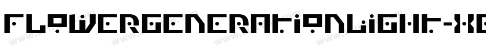 FlowerGenerationLight-xgYR字体转换