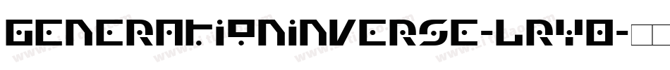 GenerationInverse-lry0字体转换