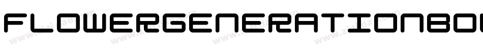 FlowerGenerationBold-E02l字体转换