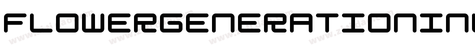 FlowerGenerationInverse-3BKz字体转换