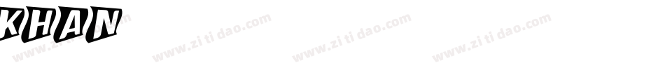 KHAN字体转换