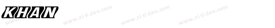 KHAN字体转换