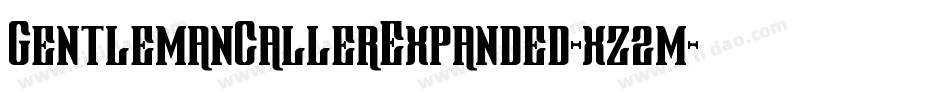 GentlemanCallerExpanded-xz2m字体转换