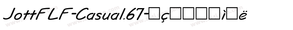 JottFLF-Casual.67字体转换