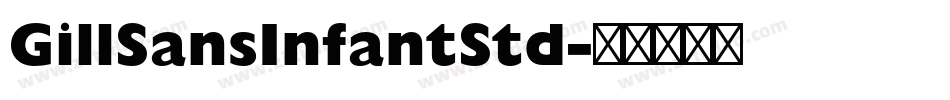 GillSansInfantStd字体转换