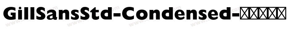 GillSansStd-Condensed字体转换