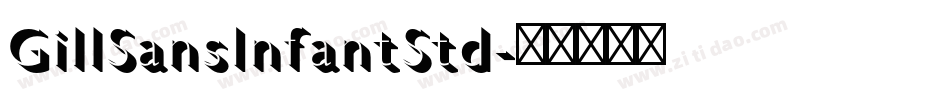 GillSansInfantStd字体转换
