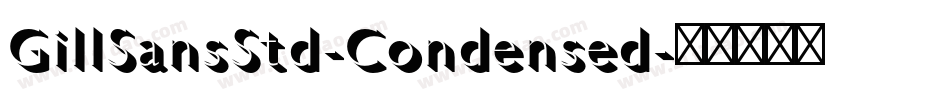 GillSansStd-Condensed字体转换
