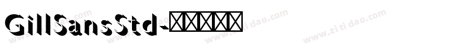 GillSansStd字体转换