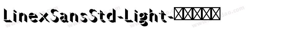 LinexSansStd-Light字体转换