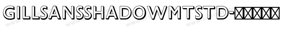GillSansShadowMTStd字体转换