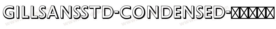 GillSansStd-Condensed字体转换