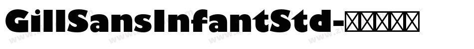 GillSansInfantStd字体转换