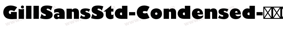 GillSansStd-Condensed字体转换