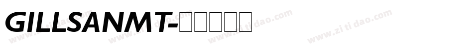 GILLSANMT字体转换
