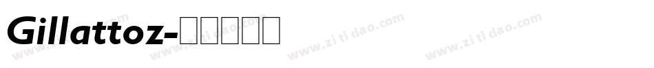 Gillattoz字体转换