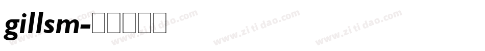 gillsm字体转换