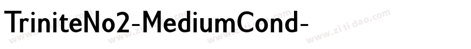 TriniteNo2-MediumCond字体转换