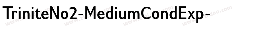 TriniteNo2-MediumCondExp字体转换