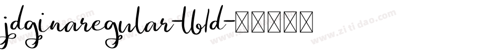 JdGinaRegular-lB1d字体转换