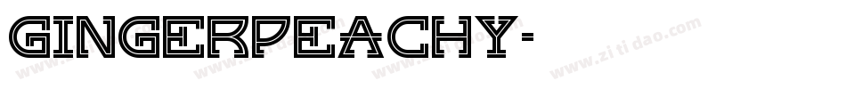 GingerPeachy字体转换
