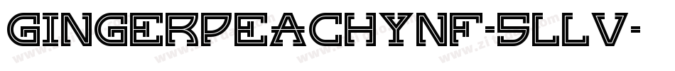 GingerPeachyNf-5llv字体转换