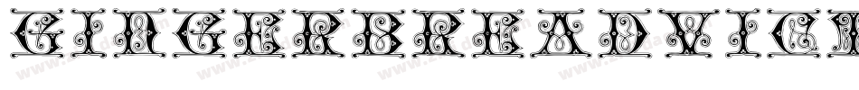 GingerbreadVictorian-8342字体转换
