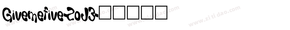 Givemefive-ZoJ3字体转换