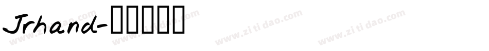 Jrhand字体转换