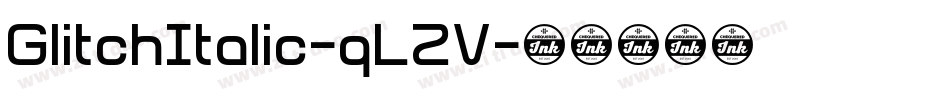GlitchItalic-qLZV字体转换