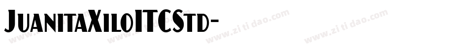 JuanitaXiloITCStd字体转换